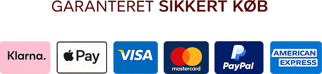 GLPura sikre betalingsmetoder på officiel checkout